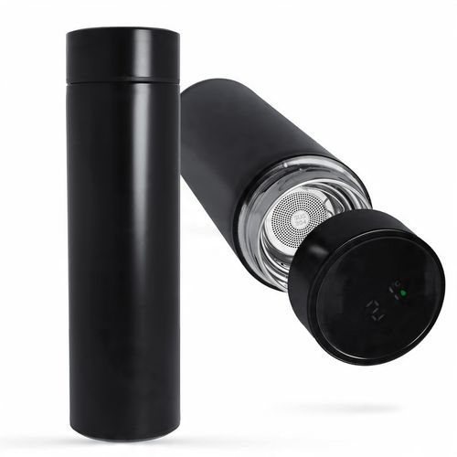 Kubek Termiczny Termos LED 500ml Duży | Butelka Na Kawę Herbatę Wyświetlacz na Arena.pl