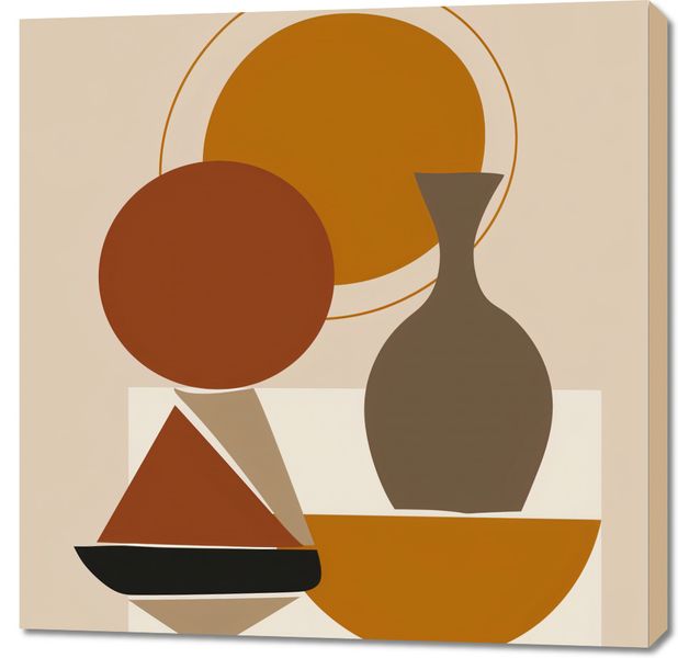 Obraz 90x90cm Geometryczna Utrata zdjęcie 1