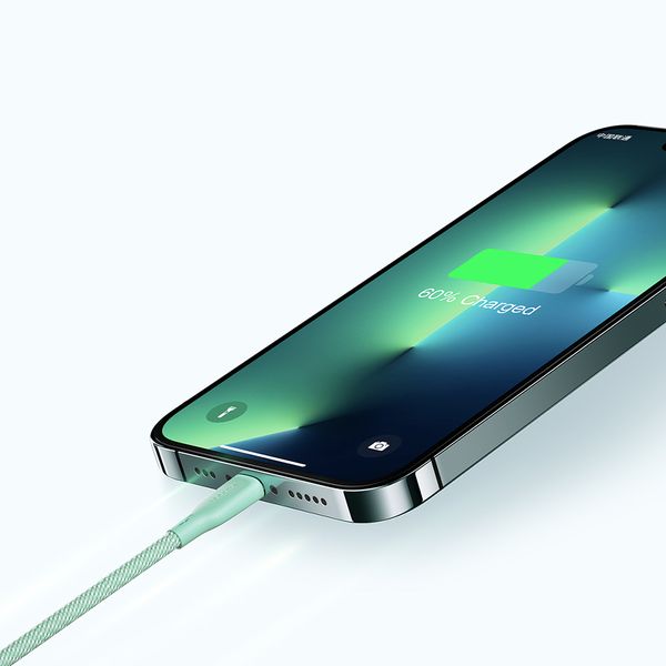 kabel przewód do iphone multi-color series usb-a - lightning 3a 1m zdjęcie 8