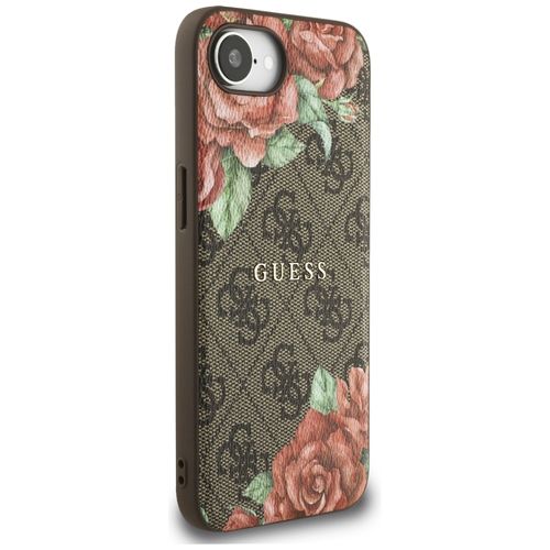 etui guess 4g flowers print magsafe do   iphone 16e brązowy na Arena.pl