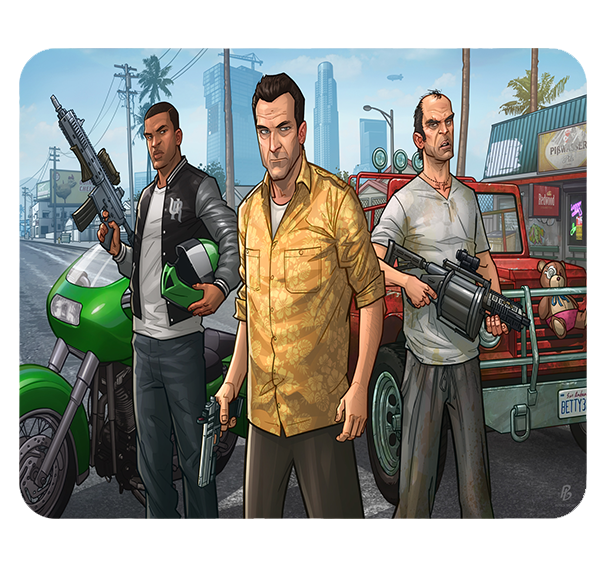 Podkładka pod myszkę GTA zdjęcie 1