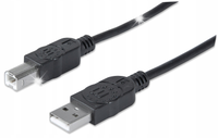 Kabel USB 2.0 Manhattan 353588 1 m czarny