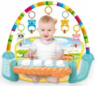 DUŻA MATA EDUKACYJNA DLA DZIECKA MUZYCZNA Z PIANINKIEM Interaktywna