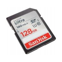 Karta SD Sandisk 128GB SDXC Ultra 140MB/s C10 UHS-I