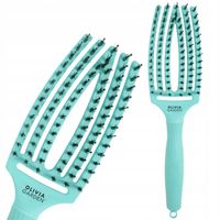 Olivia Garden fingerbrush combo mint Szczotka do włosów dzik+nylon miętowa