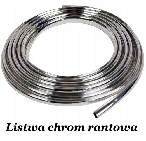 LISTWA CHROM RANTOWA RANTÓWKA 6x8mm POŁYSK 7,5M na Arena.pl