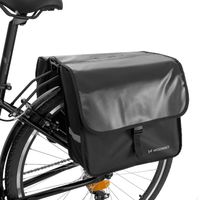 sakwa rowerowa na bagażnik podwójna 28 l czarna