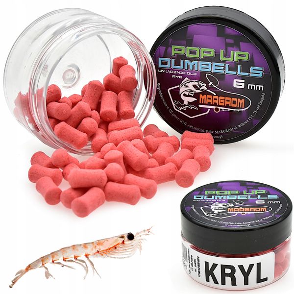 Dumbells POP UP 6 mm Margrom KRYL przynęta Method Feeder zdjęcie 1