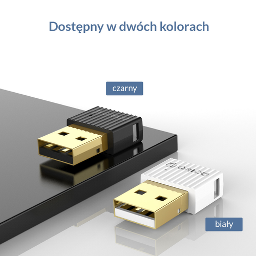 Orico Adapter Bluetooth 5.0 USB-A biały na Arena.pl