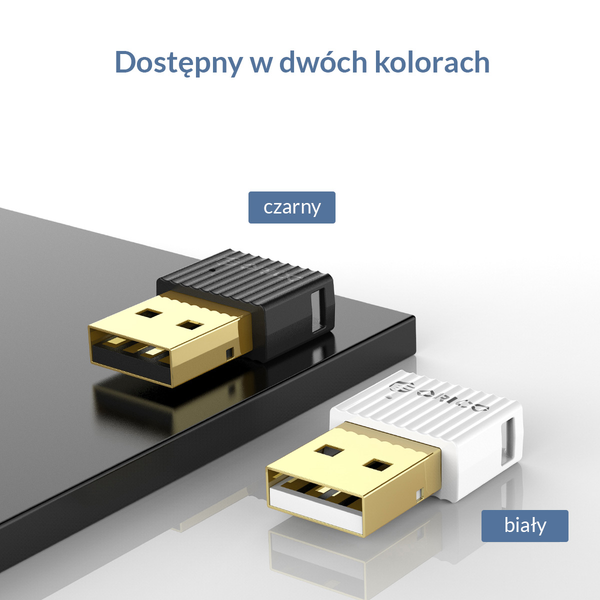 Orico Adapter Bluetooth 5.0 USB-A biały zdjęcie 4