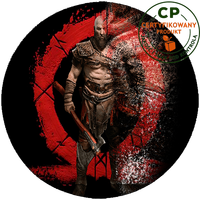 Opłatek waflowy na tort - God Of War