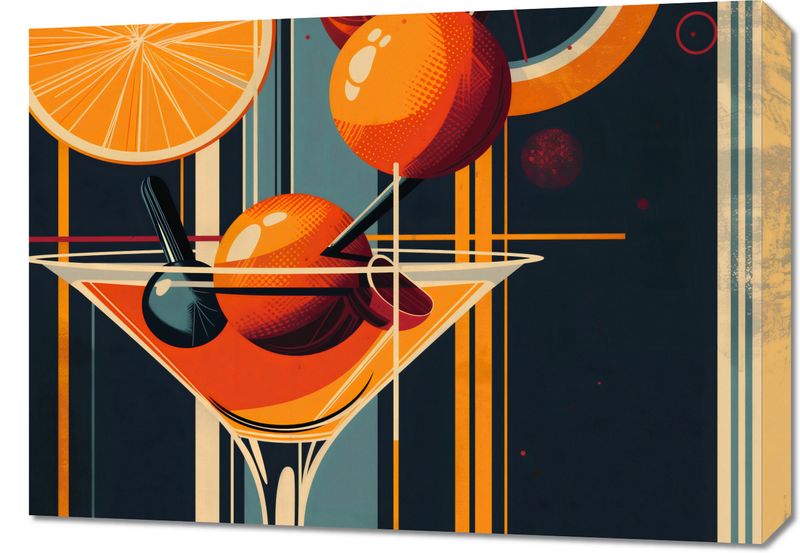 Obraz 70x50cm Koktajl w Stylu zdjęcie 1