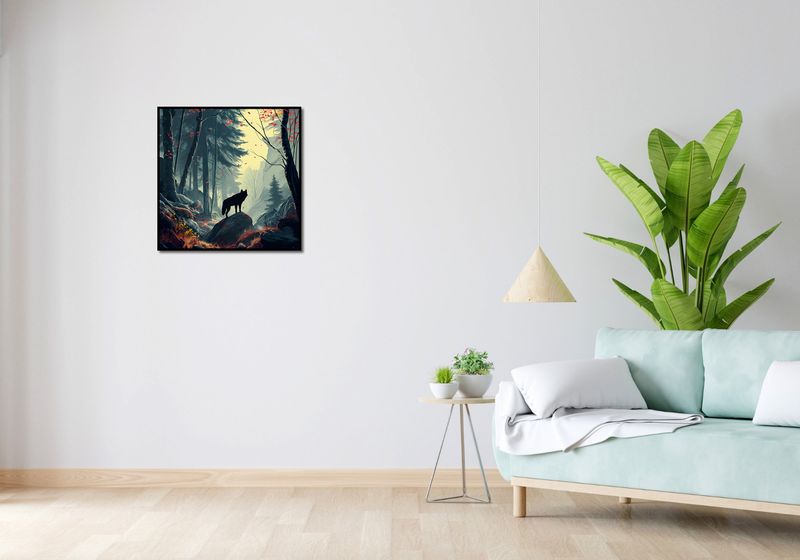 Plakat 60x60cm Leśne Echa zdjęcie 4