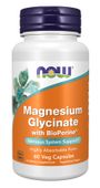 NOW FOODS Magnesium Glycinate with BioPerine Glicynian Magn z Biop 60 kaps.