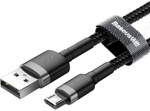 KABEL MICRO USB BASEUS CAFULE 1.5A 2M SZARO-CZARNY na Arena.pl