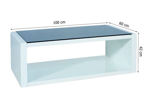 Ława Palo 100 cm biała na Arena.pl