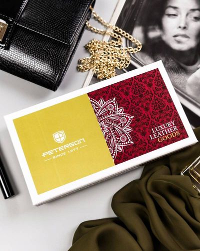 klasyczny portfel damski ze skóry naturalnej - peterson na Arena.pl