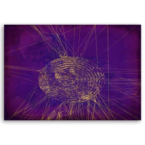 Deco Panel, Fioletowa abstrakcja 3 60x40 na Arena.pl