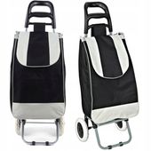 WÓZEK ZAKUPOWY TORBA NA ZAKUPY NA KÓŁKACH SOLIDNY STELAŻ WODOODPORNY