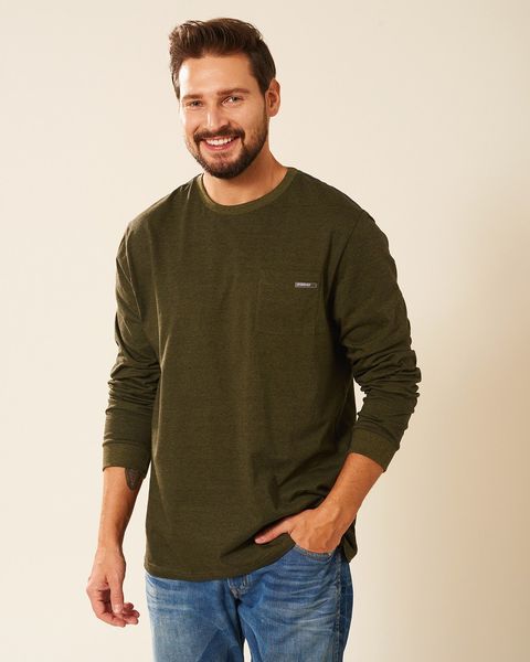 Longsleeve męski khaki Crossfire Rozmiar - M zdjęcie 1