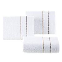 Ręcznik frotte z bordiurą SUZI 30X50 biały