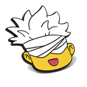 Satoru Gojo | 3 cm | Metal | Przypinka Anime | Jujutsu Kaisen