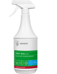 Płyn do dezynfekcji Velox Spray Neutral 1 L + spryskiwacz Medisept