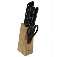 ZESTAW NOŻY W BLOKU STAL NIERDZEWNA 6 ELEMENTÓW