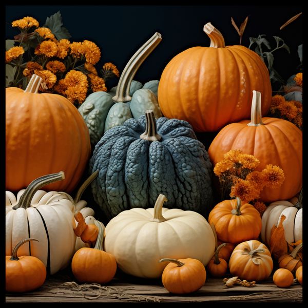 Plakat 80x80cm Jesienne Urodzaje zdjęcie 2