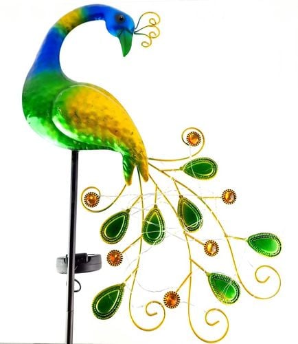 LAMPA PAW SOLARNY ŚWIECĄCĄ LED OZDOBA SOLARNA SOLAR OGRÓD LAMPKA WBIJANA na Arena.pl