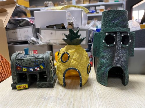 OZDOBA AKWARIOWA Domek Restauracja 9cm Akwarium na Arena.pl