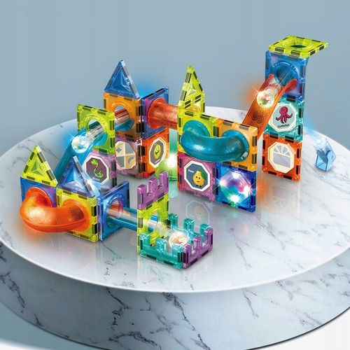 KLOCKI MAGNETYCZNE DLA DZIECKA 3D EDUKACYJNE DUŻE SMART TOR KULKOWY 98EL na Arena.pl