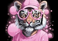 Plakat 42x29,7cm Ludzki Tygrys