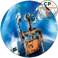 Opłatek na tort Wall-e