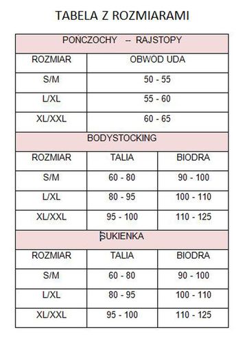 Bielizna-Rajstopy Czarne Roxy S/M """"""""Amani"""""""" na Arena.pl