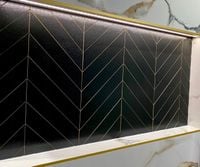 Płytki w JODEŁKĘ CZARNE jodła francuska CHEVRON