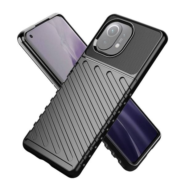 Etui Xiaomi Mi 11 Pancerne Thunder Czarne zdjęcie 2