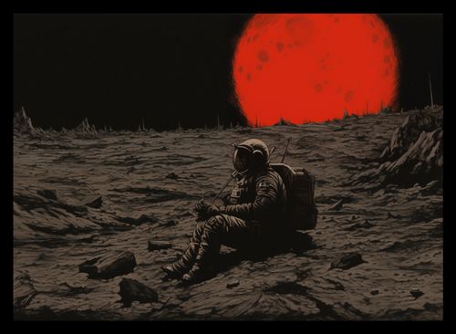 Plakat 35x25cm Samotność w Kosmosie na Arena.pl
