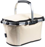 KOSZYK TERMICZNY NA ZAKUPY, PLAŻĘ Z 1 UCHWYTEM - WODOODPORNY, BEŻOWY