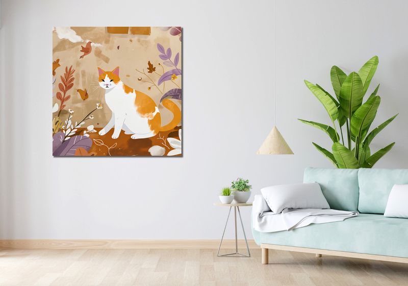 Obraz 100x100cm Pospolita Krasa zdjęcie 2