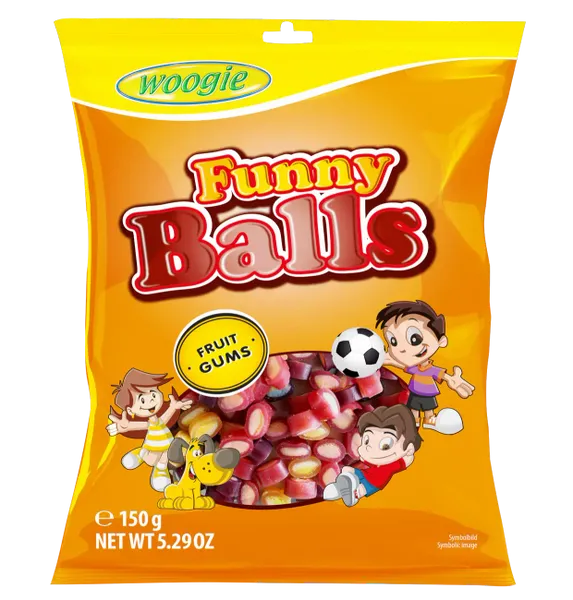 Woogie Funny Balls Żelki 150 g zdjęcie 1