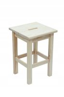 Taboret drewniany kuchenny, stołek, krzesło, hoker barowy 30 x 30 x 44