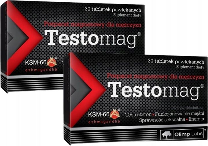 OLIMP Testomag magnez testosteron 2 x 30 tabletek zdjęcie 1