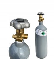 NOWA BUTLA CO2 DWUTLENEK 2L SPOŻYWCZY PEŁNA AKWARIUM LEGALIZACJA 2033 Butla