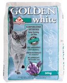 Wydajny niepylący żwirek dla kota o zapachu lawendy Golden Grey Biały 14kg