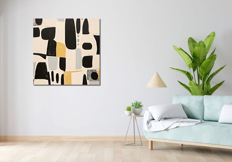 Obraz 90x90cm Geometria Cieni zdjęcie 2