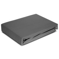 Prześcieradło z mikrowłókna z gumką SOFT 180X200 30cm stalowe