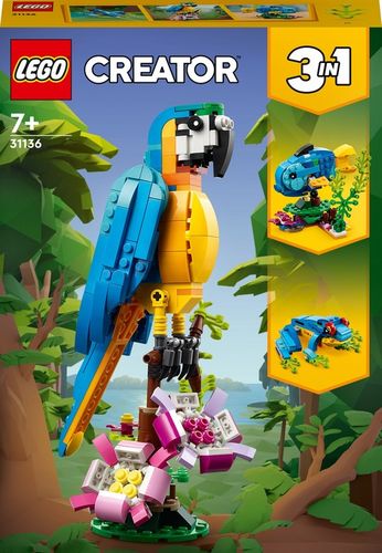 LEGO Creator 3 w 1 31136 Egzotyczna papuga 3w1 na Arena.pl