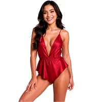 passion sensie body satynowe burgund s/m - elegancja i komfort