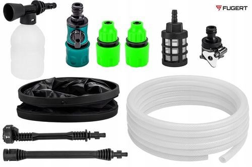 MYJKA CIŚNIENIOWA AKUMULATOROWA BEZPRZEWODOWA 2XAKU 21V MULTI DYSZA na Arena.pl